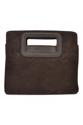 Borsa in camoscio colore cioccolata. MY BEST BAG | 1026-CHOCOLATE